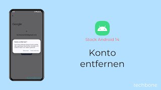 Konto entfernen Android 14 [upl. by Novart]