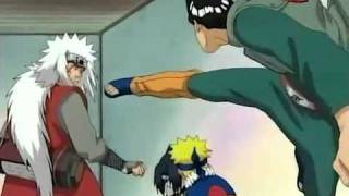 Funny Might Guy and Jiraiya moment  Dynamic Entry  Naruto HD [upl. by Eeldivad]