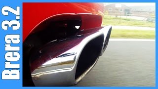 Alfa Romeo Brera 32 V6 Q4 NICE GoPro Exhaust Sound [upl. by Dub59]