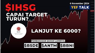 Analisa amp Prediksi IHSG Setelah Wave 4 YEFTalk edisi 6 November 2024 [upl. by Megen]