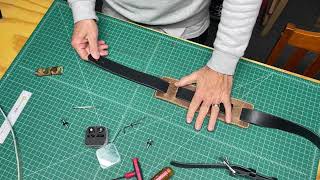 Installing Schaller SLocks on my Leather Guitar Strap [upl. by Medorra]