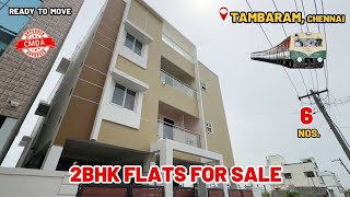 Flats for Sale in Chennai Tambaram  Near Railway Station  2BHK  New Flats in Tambaram  CMDA [upl. by Enelyaj]