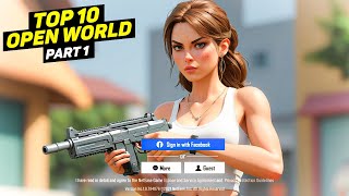 Top 10 Open World Games For Android PART 1 [upl. by Heigl315]