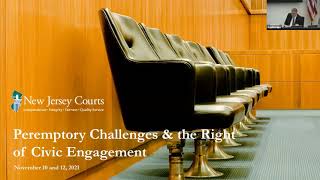 Judicial Conference on Jury SelectionPeremptory Challenges and the Right of Civic Engagement [upl. by Urquhart]