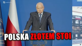 Glapiński o polskim cudzie gospodarczym góra złota i skok PKB [upl. by Adnolohs489]