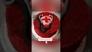 Red Velvet Cake doctor theme cake [upl. by Artiek]