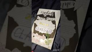 try this lesson planner and notebook design 📒school calligraphy art brushpen viralshort decor [upl. by Lombardo]