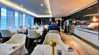 Etihad Business and First Class Lounge  LondonHeathrow Airport LHR Terminal 4 [upl. by Enyaz]