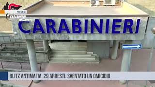 Blitz antimafia a Niscemi 29 arresti Sventato un omicidio [upl. by Lectra]