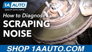 How to Diagnose a Car Wheel Scraping Noise Brakes or Dust Shield [upl. by Nilkcaj]