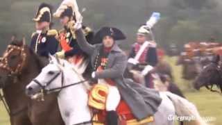 Napoleonic battle of Borodino reenacted 200 years on in Russia [upl. by Calondra357]