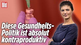 „Die Impfung wird das Virus niemals eliminieren“  Sahra Wagenknecht bei Viertel nach Acht [upl. by Amsirak]