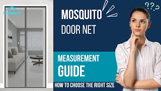 How to measure door frame  DIY  LifeKrafts Magnetic Mosquito Door Net  Easy Installation [upl. by Radley]