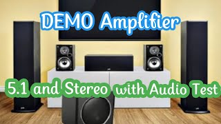 DEMO STEREO AMPLIFIER  DEMO 51 DOLBY DTS AMPLIFIER  SURROUNDED SOUND AMPLIFIER [upl. by Araccat]