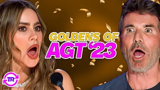 ALL 7 GOLDEN BUZZERS on AGT 2023 [upl. by Enaled]