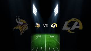 NFL Week 8 Predictions Vikings vs Rams [upl. by Sparhawk]