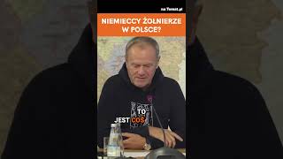 Niemieccy żołnierze w Polsce Tusk uspokaja [upl. by Liuka]