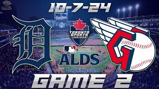 10724 Detroit Tigers vs Cleveland Guardians ALDS Game 2 Game Audio  MLB Playoffs Cast amp Chat [upl. by Notrub]