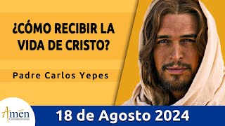 Evangelio De Hoy Domingo 18 Agosto 2024 l Padre Carlos Yepes l Biblia l San Juan 6 5158 [upl. by Earahc]