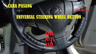 Cara Pasang Universal Steering Wheel Button alza myvi axia AndroidPlayer [upl. by Clementas606]