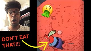 WHY WOULD YOU EAT THAT MR CRABS  mr crabs eats arbys REUPLOAD reaction [upl. by Bobinette]