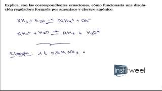 Ejercicios resueltos disoluciones amortiguadoras bachiller [upl. by Virgina]