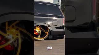 BAGGED ESCALADE ROLLIN subscribe truck [upl. by Lemal719]