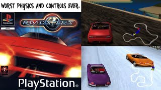 Roadsters PS1 Gameplay Moments 4 Races HD [upl. by Vaios]