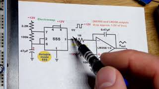 Astable 555 Timer Controlled Bidirectional Voltage Ramp Op Amp Circuit [upl. by Areehs515]