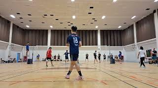 Ekamai vs MUIDS Varsity volleyball set 3 and friendly game [upl. by Nosniv]