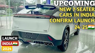 Upcoming 7 Seater Cars In India Launch Confirm 202425  Price Launch Date Features  7 Seater Car [upl. by Beitz]