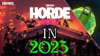 How To Play Fortnite Horde Rush in 2023 [upl. by Atteniuq]