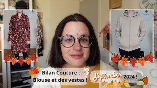 Bilan couture  Septembre 2024  🍂🧵 [upl. by Marlea742]