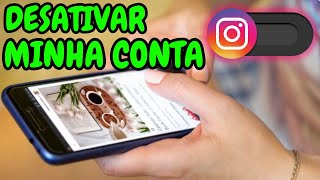 Como Desativar o Instagram Temporariamente [upl. by Sivat]