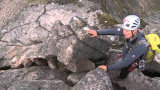 Using the rope to pitch the crux section of a scramble [upl. by Dlareme5]