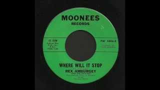 Rex Amburgey  Where Will It Stop  Country Bop 45 [upl. by Idieh586]