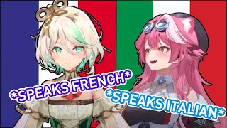 Raora And Cecilia Had A Conversation In Italian And French Translated [upl. by Seaden]