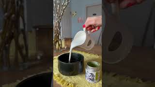 Making a matcha latte with tatygoncharova [upl. by Ordep]