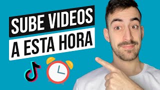 ¿A qué Horas Debes Publicar en TikTok para ser Viral MUY FÁCIL [upl. by Brelje542]