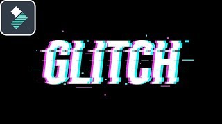 Create GLITCH Text Effect in Filmora 9 Tutorial [upl. by Luy314]