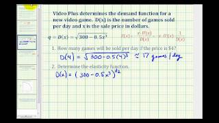 New Version Available Elasticity of Demand Application Problem [upl. by Laurel644]