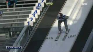 Anders Fannemel Ski Flying 2445 meters in Vikersund WC [upl. by Ciardap]