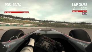 F1 2010 Kuala Lumpur Race HRT Style Career Expert Andrew Bortz [upl. by Eekaz]