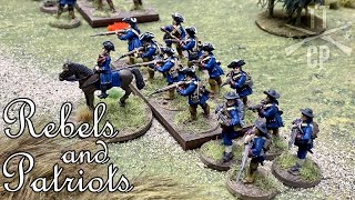 Tabletop CP Rebels and Patriots Battle Report [upl. by Farand]