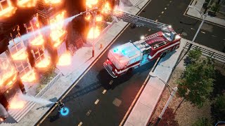 Fire Commander  Firefighting Simulator Gameplay PC Save Gas Station [upl. by Abeh]