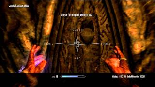 Skyrim Gameplay Under Saarthal Quest How to escape the Amulet Puzzle Trap [upl. by Isahella]