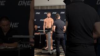 Jonathan Haggerty passes hydration makes weight for ONE 168 despite confusion onechampionship [upl. by Eicats743]