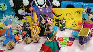 மகிழ்ச்சியான நேரம் பகுதி 328  Halloween celebration mini green food [upl. by Luebke]