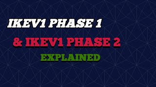 CCNP Security  IKEv1 Phase 1 and Phase 2 Explained [upl. by Ecinhoj798]