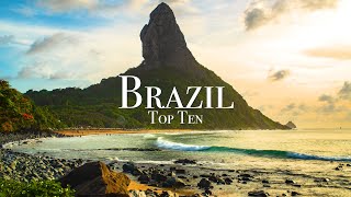 Top 10 Places To Visit in Brazil  Travel Guide [upl. by Darrey212]